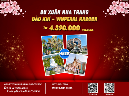 DU XUÂN  KHÁNH HÒA – NHA TRANG 4N3Đ