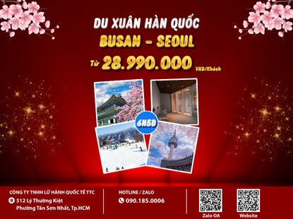 DU XUÂN HÀN QUỐC – BUSAN & SEOUL 6N5Đ